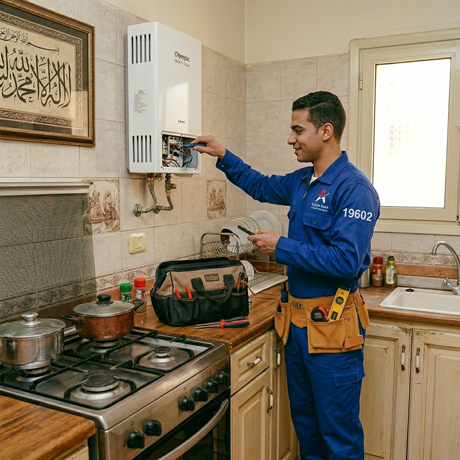 مركز صيانة سخانات المصانع الحربية